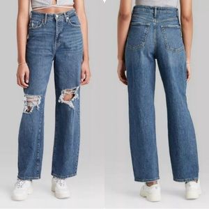 Wild Fable Super High Rise ripped jeans